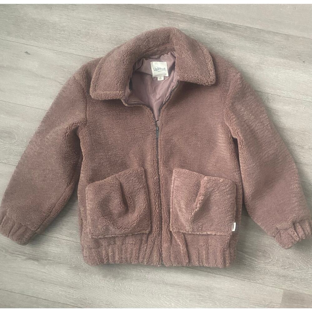 NWOT‎ UpWest Mauve Sherpa Jacket Size Small